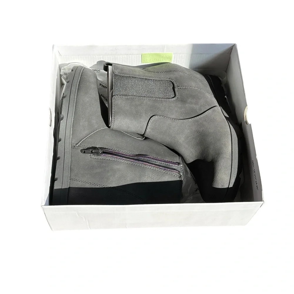 Sonoma Goods For Life Mayfly Hidden Wedge Ankle Boots – Black, Size 8.5 (NIB) - Picture 6 of 8